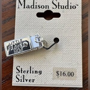 Still has the tag! Madison Studio Sterling Silver little prayer box charm!